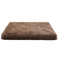 HKM-7009469 Long Pile Square Pet Mat and Detachable Non-Slip Dog Bed for Cats and Dogs, Warm Deep Sleep Sofa