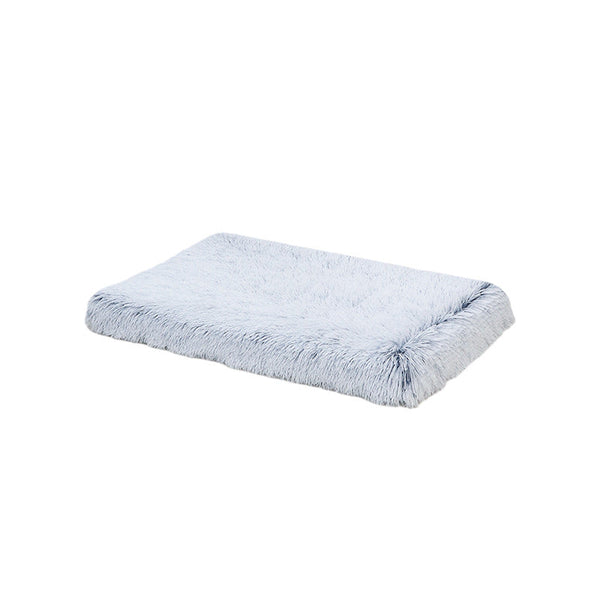 HKM-7009469 Long Pile Square Pet Mat and Detachable Non-Slip Dog Bed for Cats and Dogs, Warm Deep Sleep Sofa