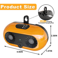 HKM-7010877 Ultrasonic Anti-Bark Device with 3 Adjustable Modes for Dogs, Effective Indoor & Outdoor Bark Control up to 50ft