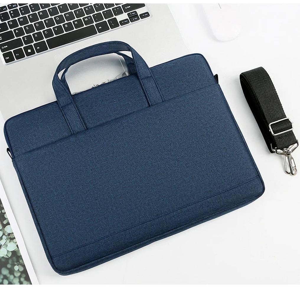 HKM-701139 Waterproof Canvas Laptop Bag for 13 to 15.6 Inch Devices - Portable and Stylish