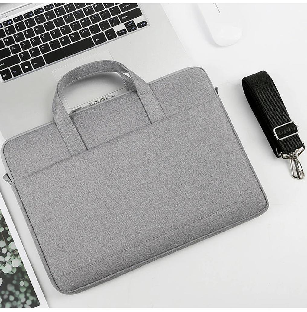 HKM-701139 Waterproof Canvas Laptop Bag for 13 to 15.6 Inch Devices - Portable and Stylish