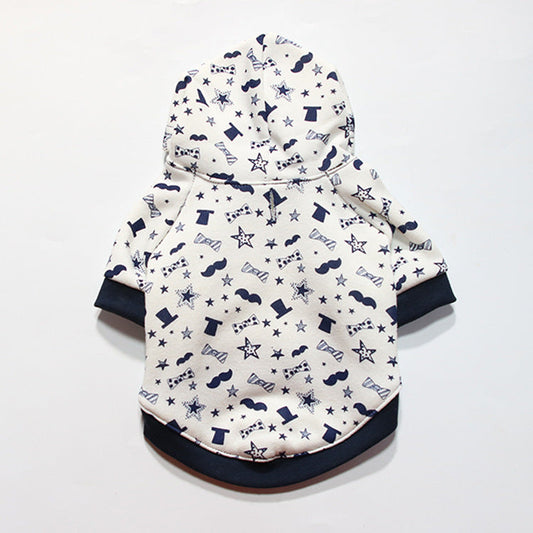 HKM-7012669 Casual Spring/Summer Dog Clothes for Pugs and French Bulldogs - XS to L Sizes Available