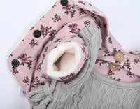 HKM-7013949 Cozy Cotton and Wool Teddy Dog Apparel for Autumn and Winter