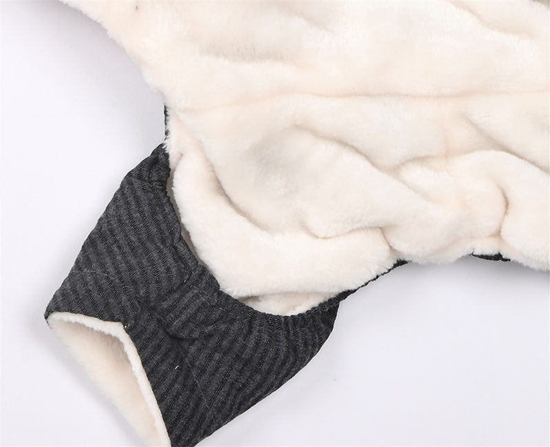 HKM-7013949 Cozy Cotton and Wool Teddy Dog Apparel for Autumn and Winter