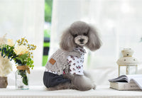 HKM-7013949 Cozy Cotton and Wool Teddy Dog Apparel for Autumn and Winter