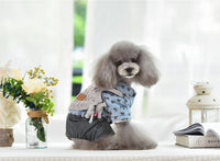 HKM-7013949 Cozy Cotton and Wool Teddy Dog Apparel for Autumn and Winter