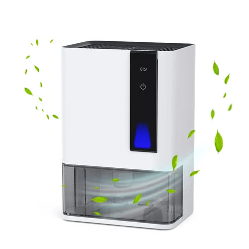 HKM-701459 Compact Home Dehumidifier for Indoor Use, 1.5L/Day Moisture Removal, 1600ml Water Tank Capacity