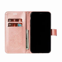 HKM-701459 Premium Flip Mobile Phone Case - PU + TPU, Shockproof, Antiskid, Wear-Resistant Protection