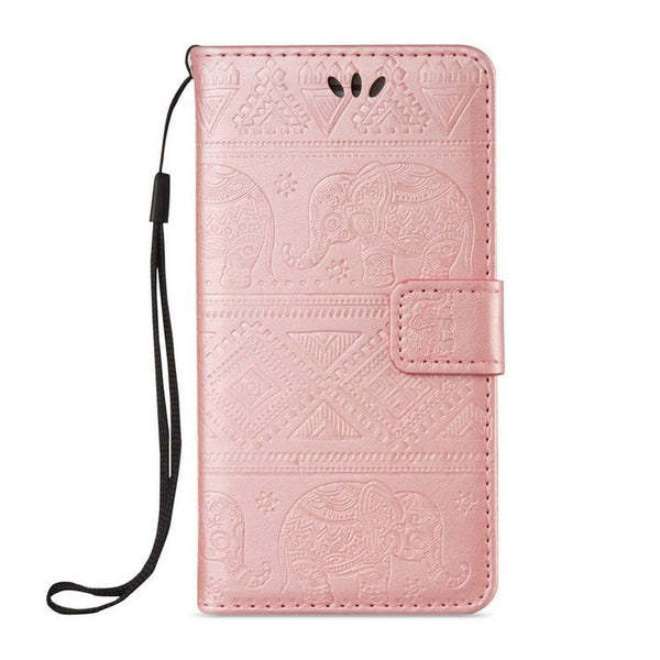 HKM-701459 Premium Flip Mobile Phone Case - PU + TPU, Shockproof, Antiskid, Wear-Resistant Protection