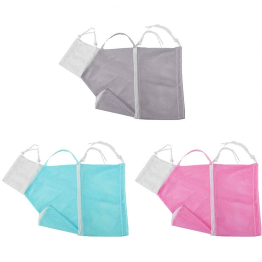 HKM-7015229 Pet Bath Bag - Fabric Cleaning Solution in Green & White, Pink & White, Off-White Options