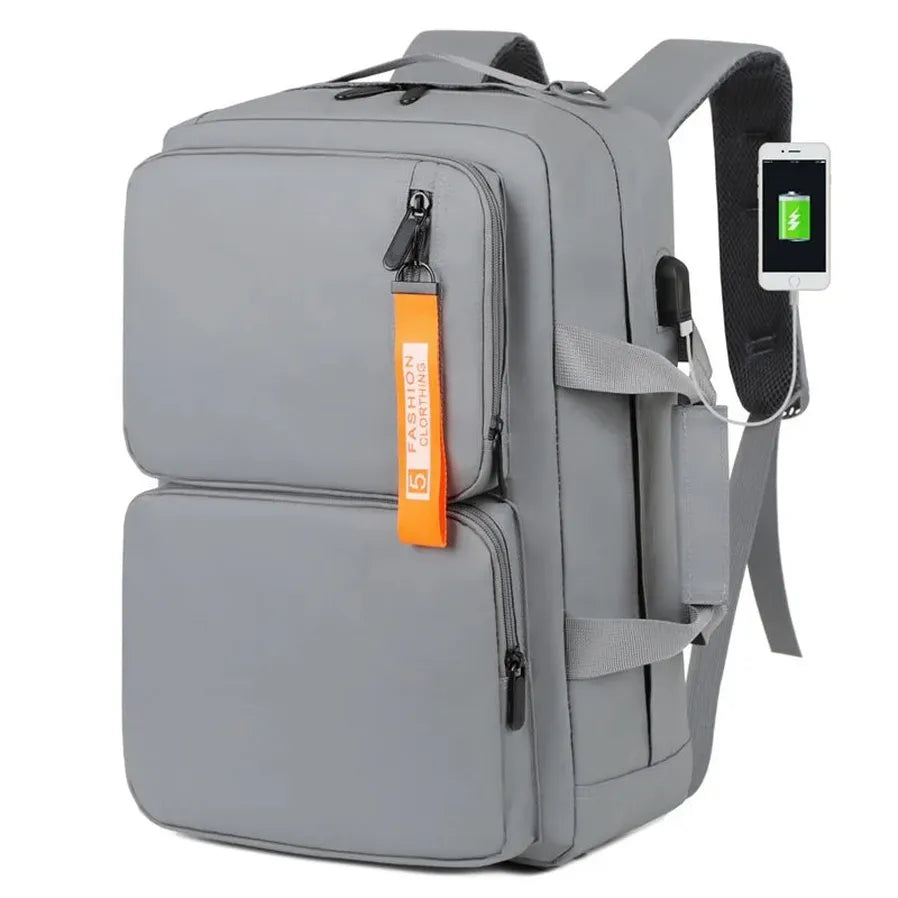 HKM-701651 Multi-Functional Waterproof Computer Backpack with USB Charging for Business, School, and Travel