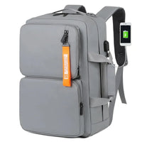 HKM-701651 Multi-Functional Waterproof Computer Backpack with USB Charging for Business, School, and Travel