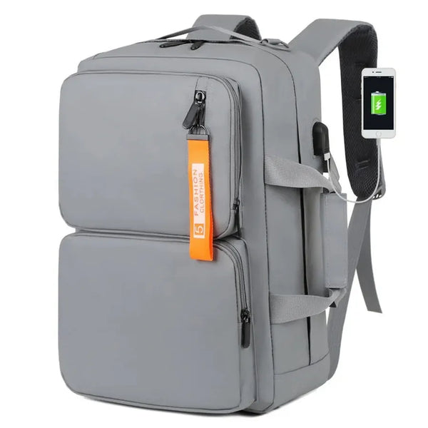 HKM-701651 Multi-Functional Waterproof Computer Backpack with USB Charging for Business, School, and Travel