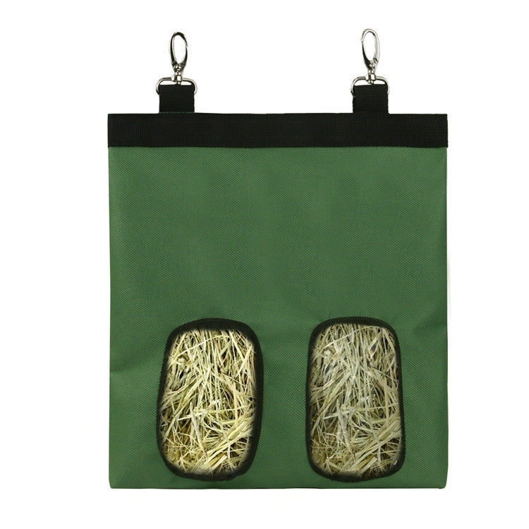HKM-701779 Hanging Small Pet Feed Bag for Rabbits, Chinchillas, and Rats - Durable 600D Oxford Cloth