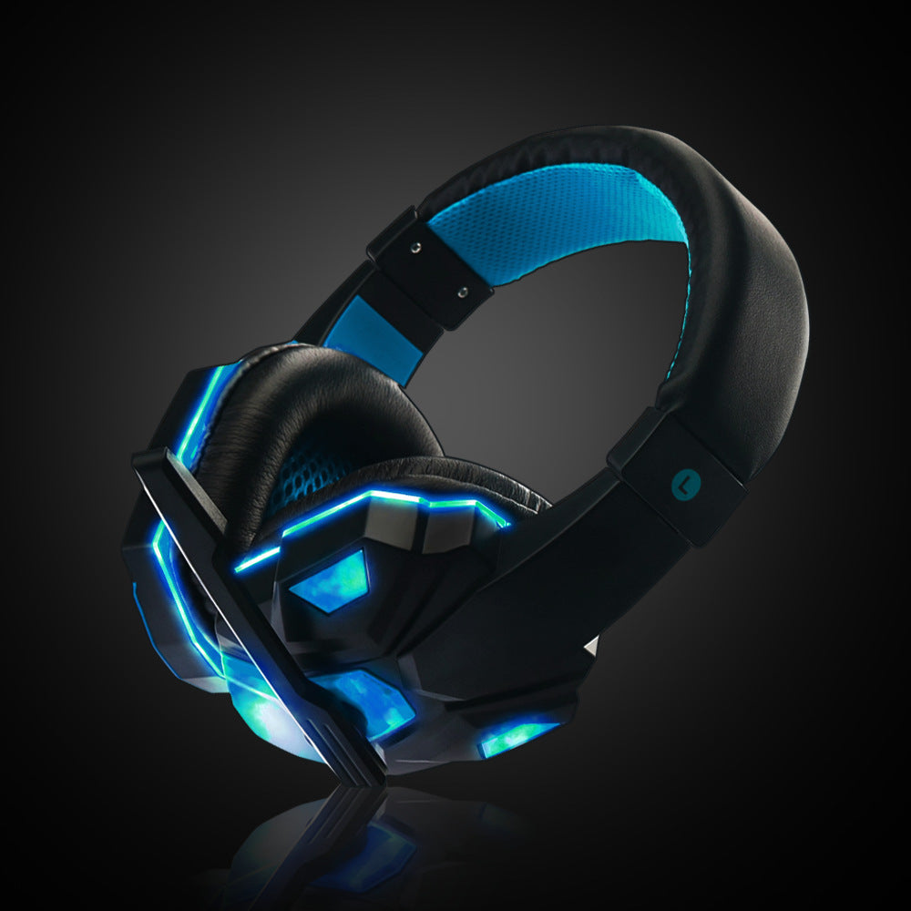HKM-701779 USB and 3.5mm Wired Gaming Headset with 20-20000Hz Frequency Response