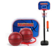 HKM-701843 Adjustable Height Basketball Hoop for Kids with Inflatable Ball - Indoor Sports Toy for Ages 3+