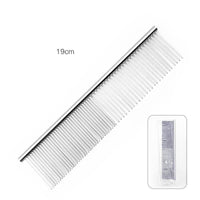 HKM-7018941 Stainless Steel Pet Comb - 16.5cm Long, Durable and Lightweight with Precision Needle Design