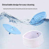 HKM-7019197 Automatic Cat Water Fountain with Water-Level Cutoff Pump - Multiple Colors Available