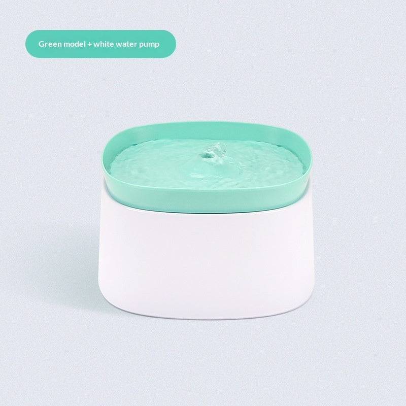 HKM-7019197 Automatic Cat Water Fountain with Water-Level Cutoff Pump - Multiple Colors Available