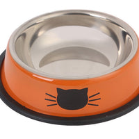 HKM-7019325 Colorful Stainless Steel Non-Slip Pet Bowls for Dogs and Cats - Set of 2/3