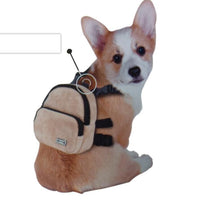 HKM-7019581 Portable Flannel Backpack for Pets - Snack Carrier for Cats and Dogs