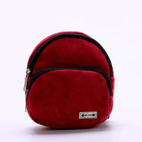 HKM-7019581 Portable Flannel Backpack for Pets - Snack Carrier for Cats and Dogs