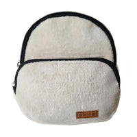 HKM-7019581 Portable Flannel Backpack for Pets - Snack Carrier for Cats and Dogs