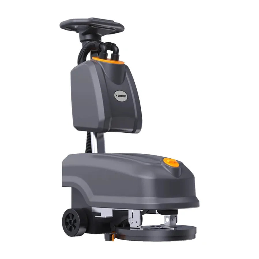 HKM-702163 Compact Electric Mini Walk-Behind Floor Scrubber for Commercial Cleaning