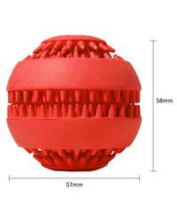 HKM-7023933 Natural Rubber Dog Molar Ball - Toothbrush Design for Effective Dental Cleaning, Available in Blue and Green