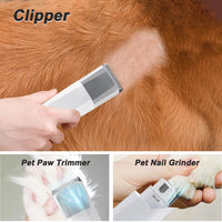HKM-7024701 7-in-1 Multifunctional Pet Grooming Device with Vacuum Trimming for Dogs