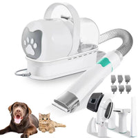 HKM-7024701 7-in-1 Multifunctional Pet Grooming Device with Vacuum Trimming for Dogs