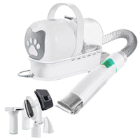 HKM-7024701 7-in-1 Multifunctional Pet Grooming Device with Vacuum Trimming for Dogs