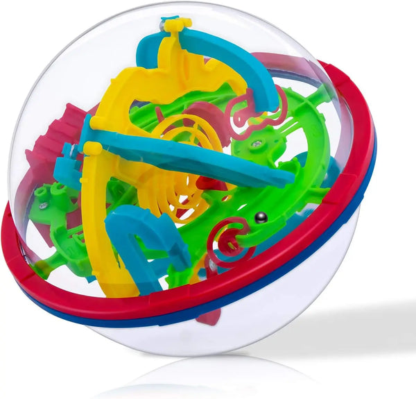 HKM-702547 3D IQ Puzzle Maze Ball Toy for Kids and Adults - Engaging Educational Fun
