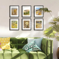 HKM-702611 A4 Black Decorative Wall Photo Frame - Custom MDF Size for Elegant Home Decoration