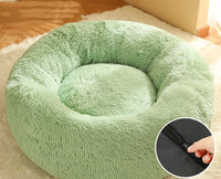 HKM-7028925 Cozy Round Plush Pet Nest in Various Sizes and Colors