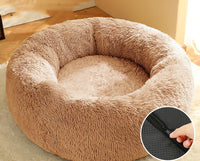 HKM-7028925 Cozy Round Plush Pet Nest in Various Sizes and Colors