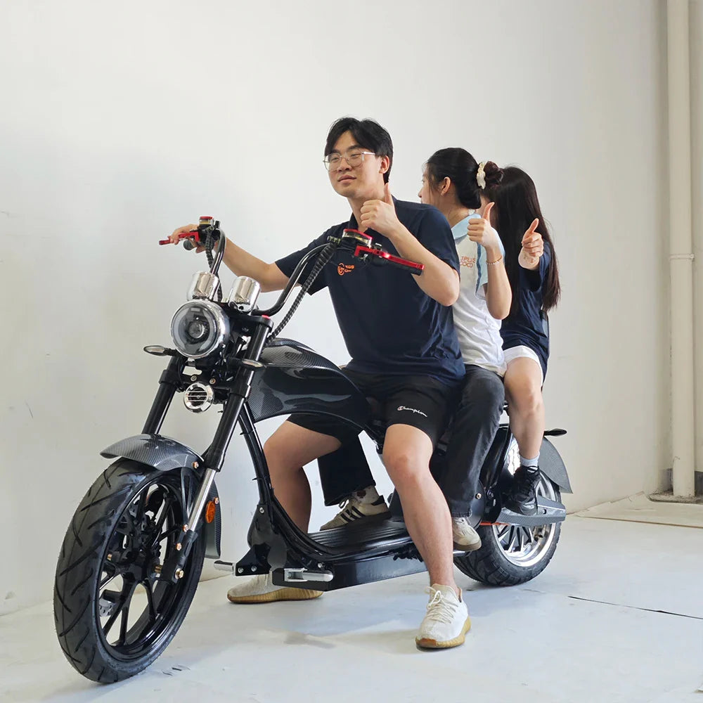 HKM-702931 60V Electric Motorcycle Scooter for Adults - 50 km/h Speed, 3000/4000W Power, 60-120 km Range