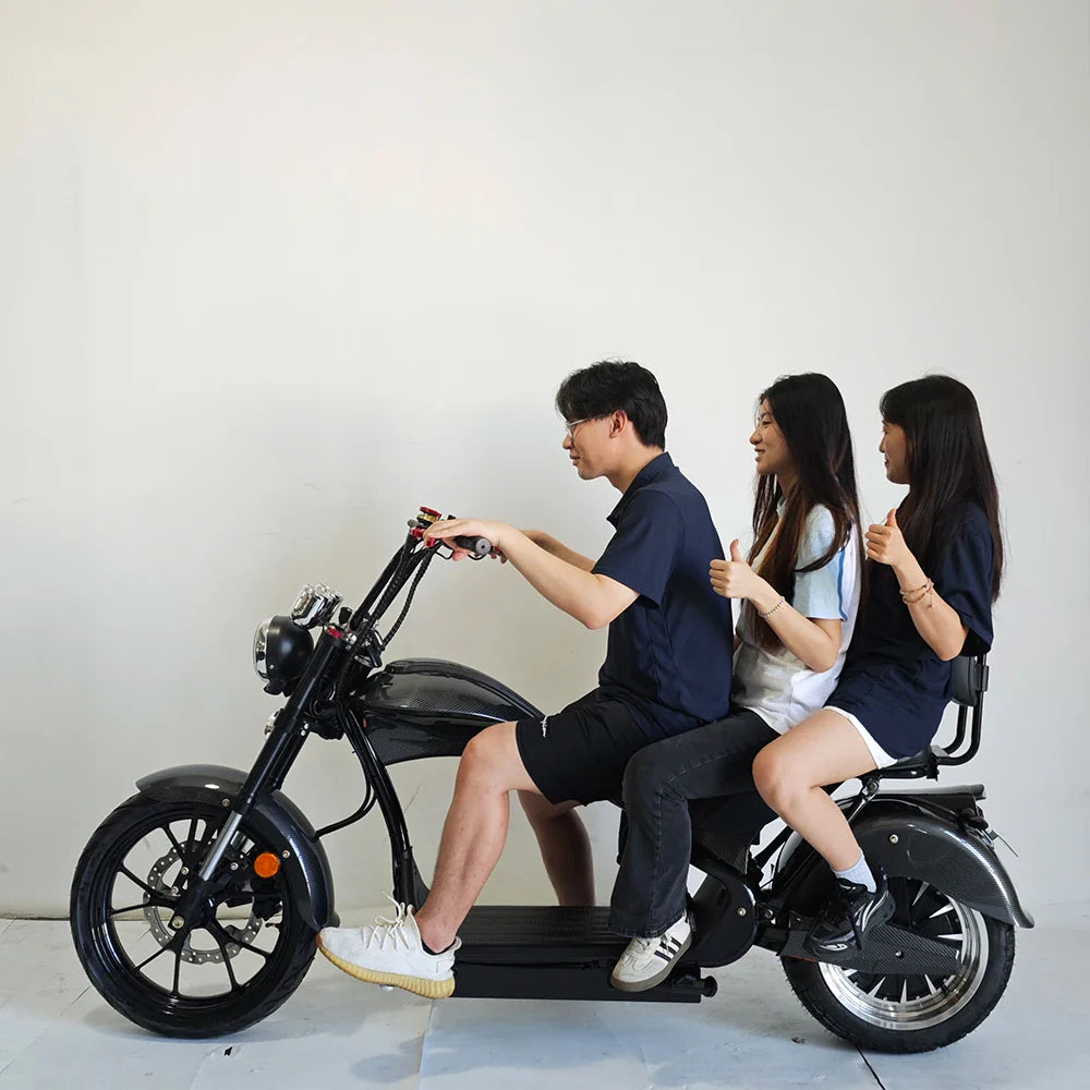 HKM-702931 60V Electric Motorcycle Scooter for Adults - 50 km/h Speed, 3000/4000W Power, 60-120 km Range