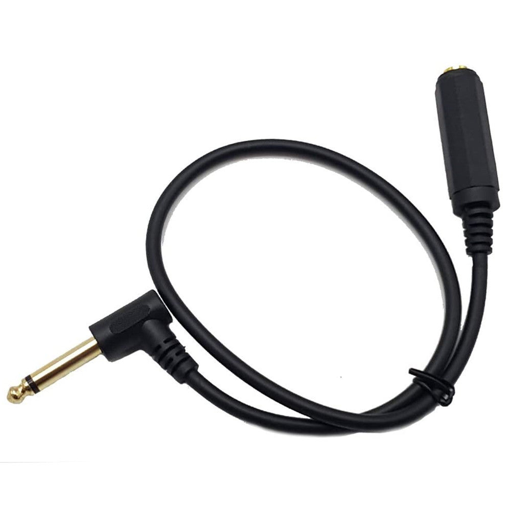HKM-702931 High-Performance Elbow Audio Cable for Male to Female Mono Connections