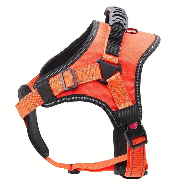 HKM-7030333 Durable Medium and Large Dog Leash with Impact-Resistant Chest Strap