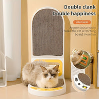 HKM-7032125 L-Shape Vertical Cat Scratching Board - Thickened, Scratch-Resistant, Durable Cat Toy