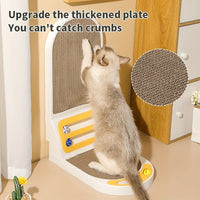 HKM-7032125 L-Shape Vertical Cat Scratching Board - Thickened, Scratch-Resistant, Durable Cat Toy