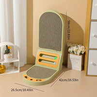 HKM-7032125 L-Shape Vertical Cat Scratching Board - Thickened, Scratch-Resistant, Durable Cat Toy