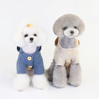 HKM-7033021 Pet Woolen Coat - Casual Cotton Vest for Dogs, Available in Multiple Sizes