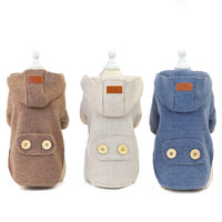 HKM-7033021 Pet Woolen Coat - Casual Cotton Vest for Dogs, Available in Multiple Sizes