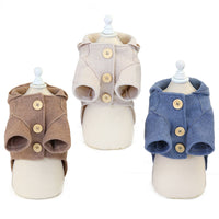 HKM-7033021 Pet Woolen Coat - Casual Cotton Vest for Dogs, Available in Multiple Sizes