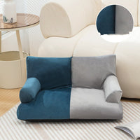 HKM-7034685 Comfortable High Backrest Pet Sofa - Stylish Doghouse Cathouse Mattress in Multiple Colors