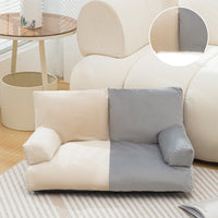 HKM-7034685 Comfortable High Backrest Pet Sofa - Stylish Doghouse Cathouse Mattress in Multiple Colors