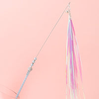 HKM-7035453 Acrylic Cat Stick with Mixed Color Tassels - 46cm Length, 20g