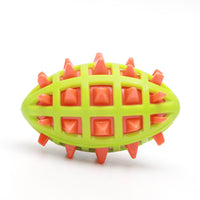 HKM-7036093 Indestructible Dog Teether Ball with Dental Cleaning Texture for Interactive Play